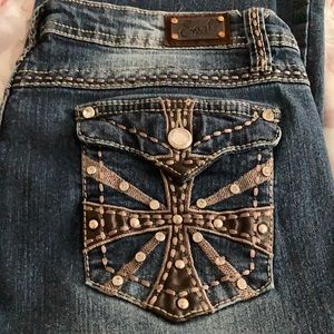 Women’s White Washed Earl Jeans. Sz 14 P